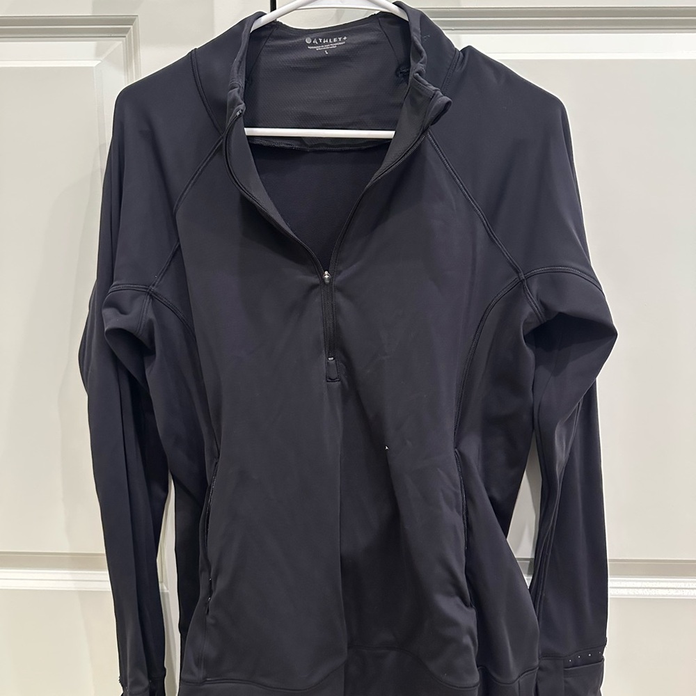 Athleta Black Sporty Heavier weight Jacket